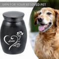 thumbnail image 3 of Mini Urn For Ashes Cremation Memorial Keepsake Container Jar Stainless Steel Pet Ashes Urn Small Funeral Keepsake Container, 3 of 5