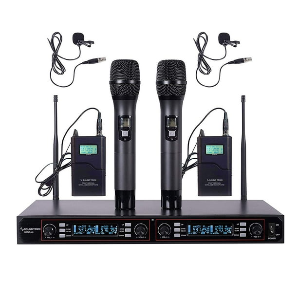 Sound Town Professional UHF Handheld Wireless Microphone System with