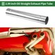 thumbnail image 2 of Tubo de escape recto de 3" OD Unique Bargains T304 Acero inoxidable DIY Tubo modificado para automóvil Longitud de 18 pulgadas Doble expansión en los extremos Pulido de superficie, 2 of 7