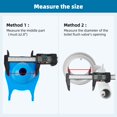 thumbnail image 4 of Toilet Flapper Replacement, Compatible with Gerber 99-788, 3 Inch Flapper Replacement Water Saving, High Performance, Easy to Install by Hibbent- Blue Color, 4 of 8