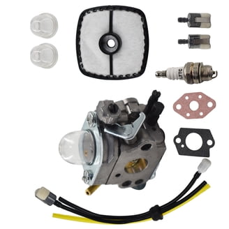 Carburetor for Earthquake E43/WC/CE Auger MC43 E/CE/RCE/ECE Pull Behind Tiller MD43 Dethatcher WE43/CE/E Ardisam 300486 11334 43CC 49cc 51.7CC 2 Cycle 15mm Carb
