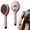 Pink, variant on 2-in-1 Styling Brush & Hair Mist Sprayer - AA003 Model, Soft Glide Bristles, Smooths Frizz, Portable Hair Care Tool for Wet & Dry Hair, Travel Friendly, Pink Makeup Organizers