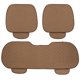 thumbnail image 1 of Coche Asiento Fundas Protector Delantero Asiento Almohadilla Lino Paño Marrón Universal Unique Bargains Asiento Funda, 1 of 9