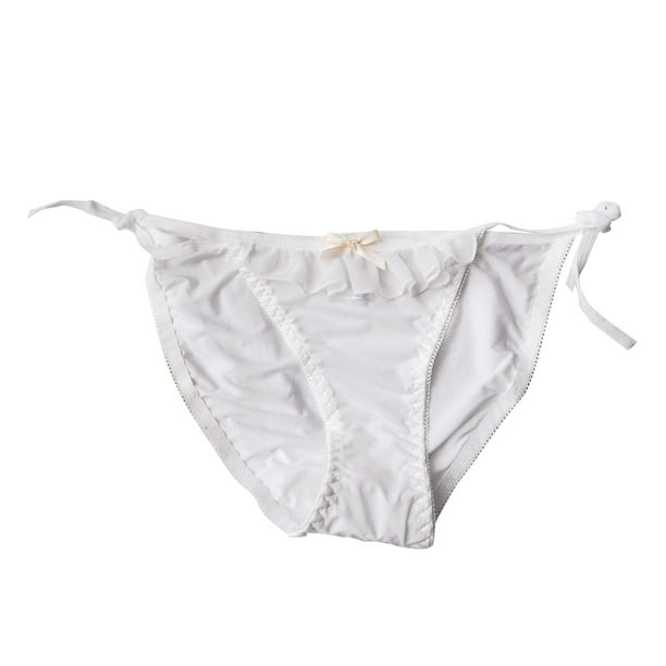 nsendm Female Underpants Adult Vs Panties Set Women Lace Panties Feminine  Sexy Thong Thin Strap T Pant Low Waist Ladies Underwear plus Size  High(Black, L) 