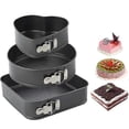 thumbnail image 3 of 3pc Carbon Steel Baking Dish Bakeware Non-stick Cake Mold Baking Tool, 3 of 3