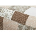 thumbnail image 5 of DaDa Bedding Dusty Rose Taupe Beige Brown Floral Cottage Patchwork Quilted Bedspread Set (JHW-866), 5 of 9