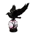 thumbnail image 3 of Halloween Crow Desk Lamp, Dark Academia Table Light with Spooky Bird Figurine Base, Mood Lighting for Study Room, Themed Party Prop and Atmospheric Indoor Decoration for Autumn Evenings, C, 3 of 7