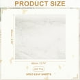 thumbnail image 2 of Uxcell Gold Leaf Sheets for Art, Gold Foil Sheet Metallic Leaf Papers for DIY Crafts Resin Light Silver, 2 of 7