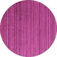 thumbnail image 1 of Ahgly Company Indoor Round Abstract Pink Modern Area Rugs, 7' Round, 1 of 4