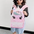 thumbnail image 4 of Bolso Linda mochila escolar de dibujos animados mujeres niños niñas lentejuelas hombro cremallera mochila escolar, 4 of 5