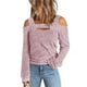 thumbnail image 2 of Top Con Hombros Descubiertos Para Mujer, Blusa Informal Elegante Y Transpirable Para Uso Diario ANGGREK Otros, 2 of 6