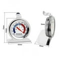 Refrigerator Thermometer, Two Pack Fridge Thermometer Stainless Steel