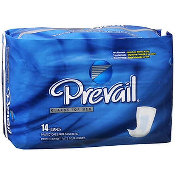 Prevail Maximum Absorbency Incontinence Male Guards, 14 Count Walmart
