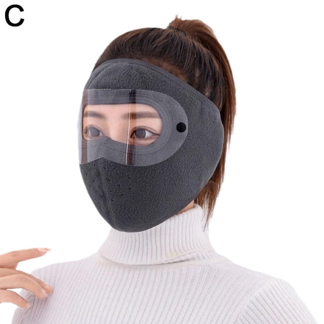 Winter Thermal Motorcycle Balaclava Windproof Ski Full Face Mask Hood Helmet Hat R2R5