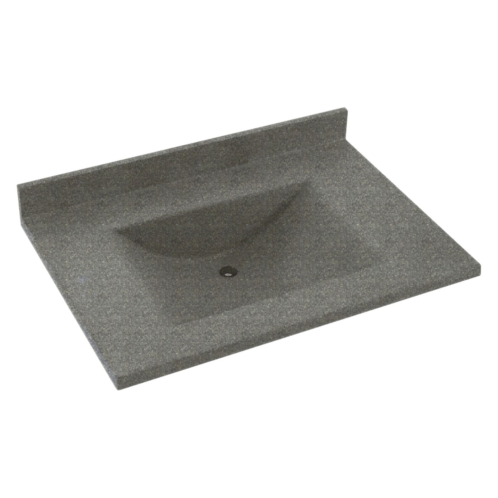 Swanstone 25W x 22D in. Contour Solid Surface Vanity Top