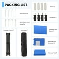 thumbnail image 3 of Outdoor Basic 10x10 Pop Up Canopy Tent with One Push Setup, Portable Sun Shade Tent, Instant Easy Up Canopy with 4-Sidewalls & Hand Bag, Outdoor Fldable Gazebo with Vent Top, Blue., 3 of 11