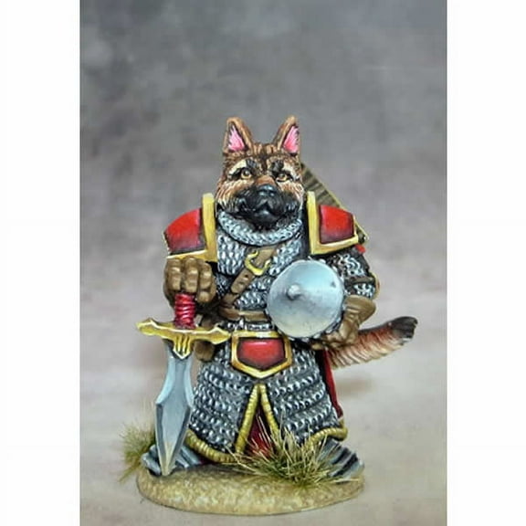 Leo Shiloh Shepherd Paladin Miniature Critter Kingdoms Dark Sword Miniatures