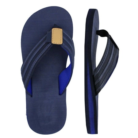 

SLM Mens Flip Flops Beach Sandals | Comfort Beach Shoes Sandals Men | Lightweight Summer Beach Sandals | Men s Soft Comfort Flip Flops