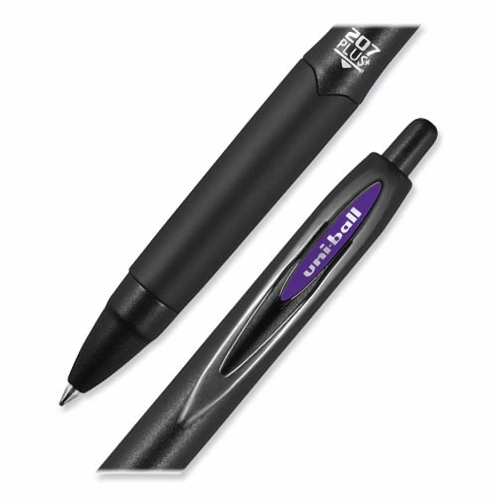 207 Plus+ Gel Pen, Retractable, Medium 0.7 mm, Inspirational Ink-Color Assortment, Black Barrel, 6/Pack | Bundle of 5 Packs