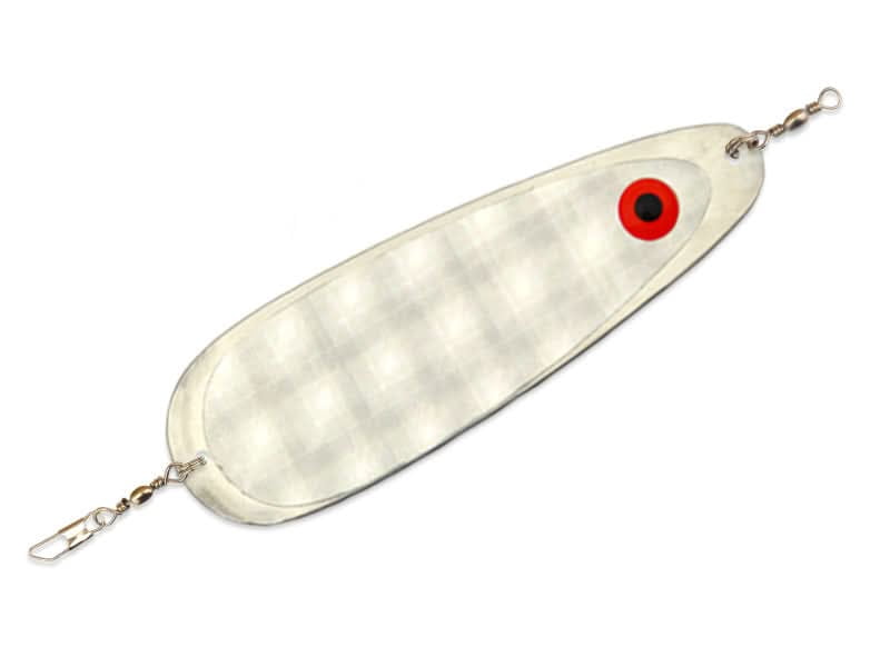 Mack's Lure Sling Blade Shattered Eye Nickel Silver 4"