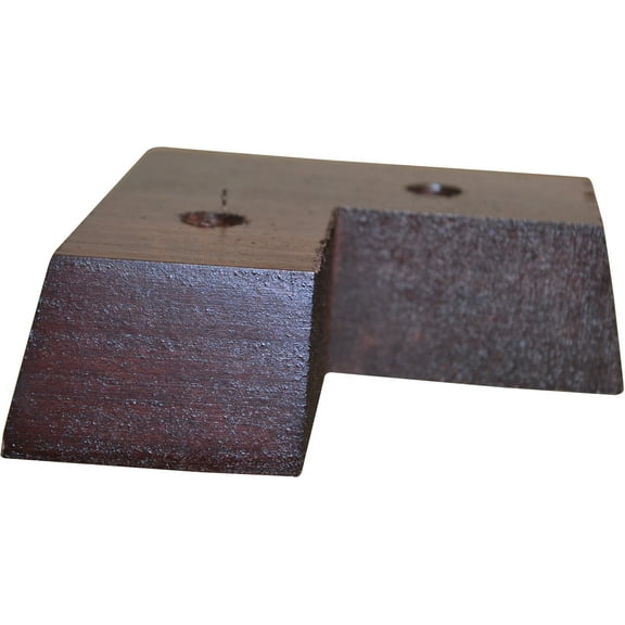 FR Modern L-Shaped Leg With Mahogany Finish For Chairs and Sofas, BenchCraft, Berkline