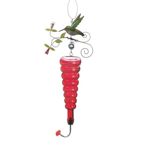 Gardman BA05712 12 Oz MultiColor Glass Sphere Hummingbird Feeder Bird & Wildlife Accessories