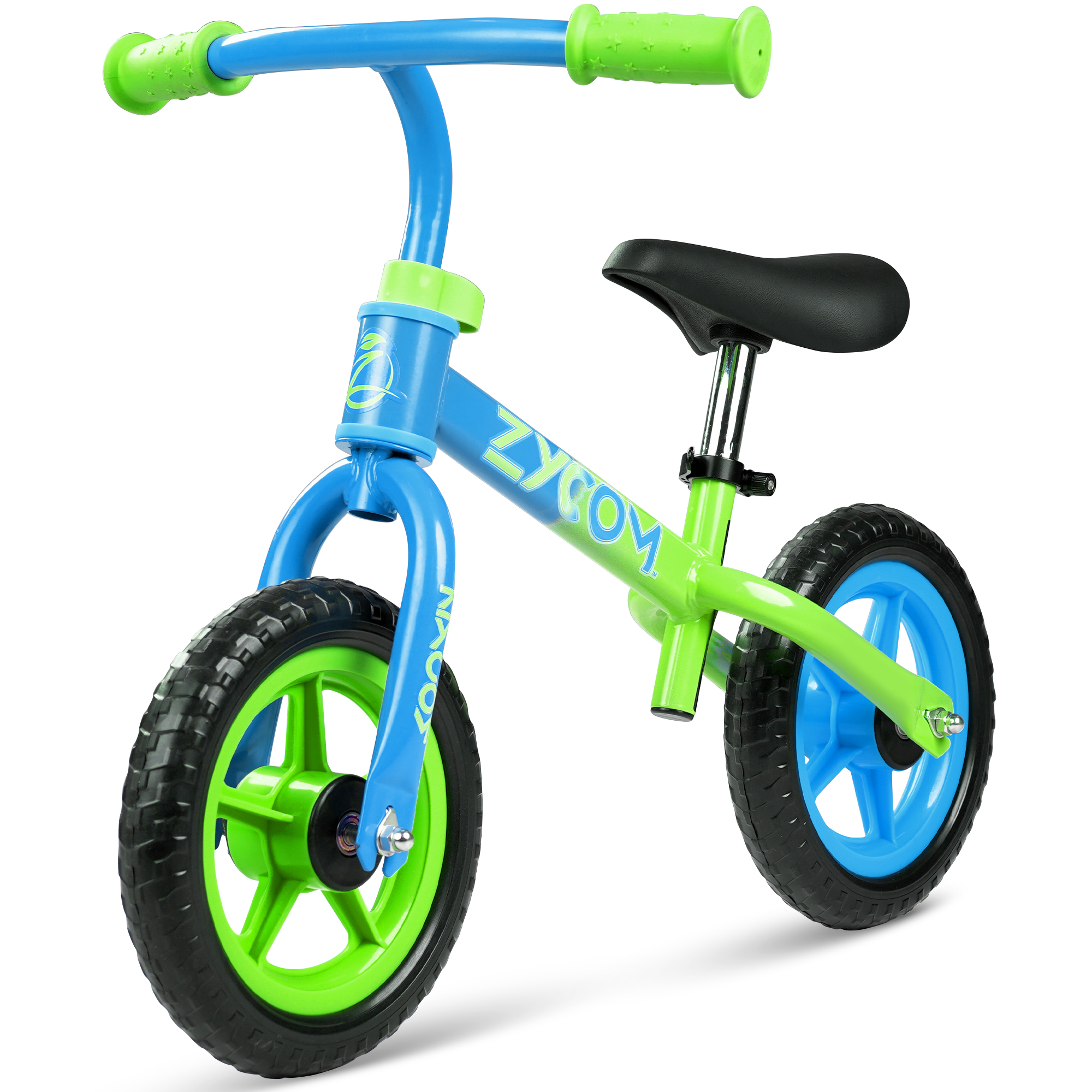 Zycom 10-inch Toddlers Balance Bike Adjustable Helmet Airless Wheels Lightweight Training Bike Blue - image 12 of 12