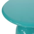 thumbnail image 6 of Aston Metal Outdoor Side Table, Teal, 6 of 6
