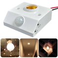 thumbnail image 2 of Adjustable E27 Motion Sensing Socket LED Bulb Light E27 Base Human Body Sensing Lamp Holder Easy to Installation, 2 of 4
