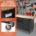thumbnail image 5 of Garvee 72" Rolling Workbench, Heavy Duty Tool Chest Workbench with 15 Drawers and Locking System for Garage, Warehouse, Black, 5 of 8