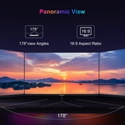 Monitor - 23.8 Inch, 100Hz FHD 1080p IPS Computer Monitor, Refresh Rate 1000:1 99% sRGB, 5ms HDMI x1, VGA x1,PC Monitor for Casual Gaming and Working, Low Blue Light for Office and Home