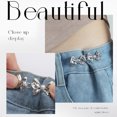 thumbnail image 5 of Jean Button Pins Adjustable Waist Buckle Bows Pant Pin No Sew Bows Tighten Waist Button Pin Button for Pant, 5 of 9