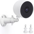 thumbnail image 1 of GHSDFBB 2 Pack Wall Mount Holder Compatible with Google Nest Cam Outdoor or Indoor, Battery-360°Rotation Security Mounting Bracket for Nest Cam with 1/4 Screw Thread, Camera Not Included (W, 1 of 7
