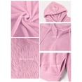 thumbnail image 3 of Cueply Hoodies for Women Fleece Half Zip Pullover Tops Fall Winter Hooded Sweatshirt Jacket Coat with Pockets, 3 of 8