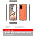thumbnail image 2 of ArmadilloTek Vanguard Case Compatible with Samsung Galaxy S20 (6.2 inches) Military Grade Full-Body Rugged with Built-in Kickstand [Screenless Version] - Orange, 2 of 4