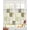 Olive Green, variant on Boho Spring Floral Sheer Curtains 63 Inch Length 2 Panels Set for Living Room/Bedroom, Retro Flowers Plants Patchwork Grid Green Kitchen Curtains Grommet Curtains Window Treatments 42"x63"x2
