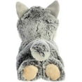 thumbnail image 4 of Aurora - Small Gray Mini Flopsie - 8" Winter Wolf - Adorable Stuffed Animal, 4 of 4