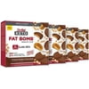low carb chocolate snacks, keto friendly for weight loss with 0g added sugar & 3g fiber, peanut butter chocolate, 14 count box (pack of 4) (packaging may vary)