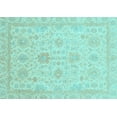 thumbnail image 1 of Ahgly Company Indoor Rectangle Oriental Light Blue Traditional Area Rugs, 2' x 3', 1 of 4
