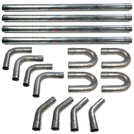 Ul Li 2 5 Mild Steel Diy Custom Mandrel Exhaust Pipe Straight Bend Kit These Kits Include Enough Tubing To Allow You Run Your Own System The Way Want It Each - Diy Stainless Exhaust Kit