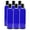 Cobalt Blue, variant on Cornucopia Brands 8oz Plastic Squeeze Bottles w/ Disc Top Flip Cap (6-Pack, Blue); BPA-Free Containers For Shampoo, Lotions, Liquid Body Soap, Creams