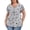 04 Apricot Periwinkle, variant on Womens Plus size Top V Neck Short Ruffled Cap Sleeves T Shirts Loose Summer Tops For Women With Neckline Shirred XL-5XL