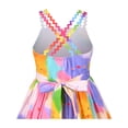 thumbnail image 6 of Girls Dress Rainbow Colorful Cartoon Zigzag Spaghetti Sundress Cotton 5 Years, 6 of 8