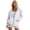 White, variant on WTOBBY Women's Oversized Zip Hooded Jacket Fall Fashion Sweatshirt Casual Long Sleeve Top with Comfort Fit for Autumn Streetwear,Black L