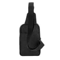 thumbnail image 3 of LAVA Small Sling Bag for Men Women Crossbody Canvas Backpack Waterproof Chest Bag for Cycling Hiking (Black), 3 of 11
