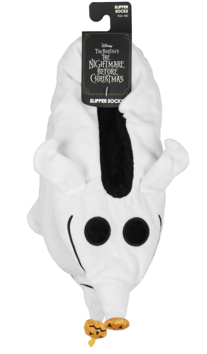 The Nightmare Before Christmas Zero Dog Character Slipper Socks with No-Slip Sole For Women Men
