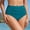 Navy, variant on Conairie Womens Bikini Bottoms Solid High Waisted Full Coverage Swimsuit Ruched Scrunch Swim Bottom M