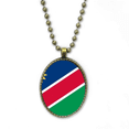 thumbnail image 1 of Namibia bandera nacional África país Collar Colgante de cadena vintage Colección de joyas colgantes Unbranded M, 1 of 3