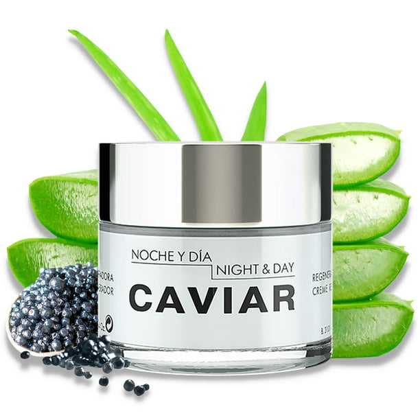 lomme Nøgle Sociale Studier Noche Y Dia Caviar Face Cream - Sturgeon Caviar & Aloe Vera - Daily  Anti-Aging Moisturizer To