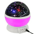 thumbnail image 3 of Purple Starry Sky LED Projection Lamp - 7-Color Romantic Night Light for Kids' Bedrooms, Creative Birthday Gift, Easy-to-Use Ambient Lighting, Magical Starscape Decor, Perfect for Children's Room, 3 of 5